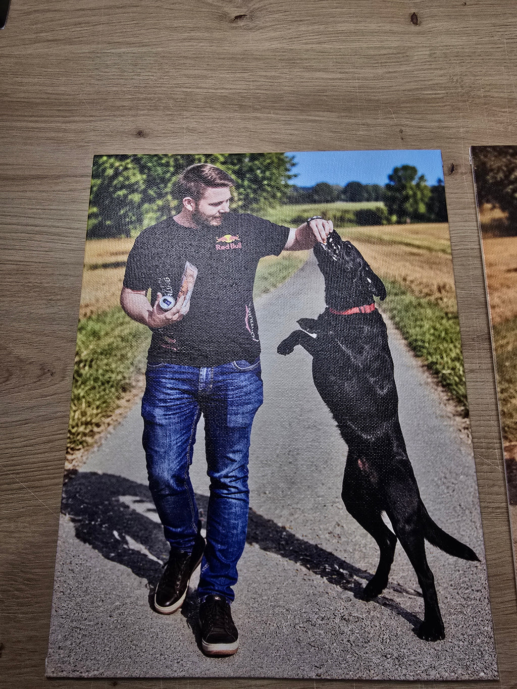 Personalisierte Fotoleinwand mit eigenem Foto | Normal oder Vintage Retro Look | Leinwand mit Wunschbild | Fotogeschenk