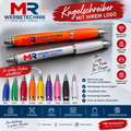 Personalisierter Kugelschreiber mit Wunschtext oder Logo | Kuli bedrucken lassen | Geschenk für Geburtstag, Freunde, Kollegen & Firma