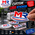 Custom Logo Sticker | Eigene Aufkleber mit Logo | Firmenlogo Aufkleber | Gestanzte Sticker | Branding Werbesticker