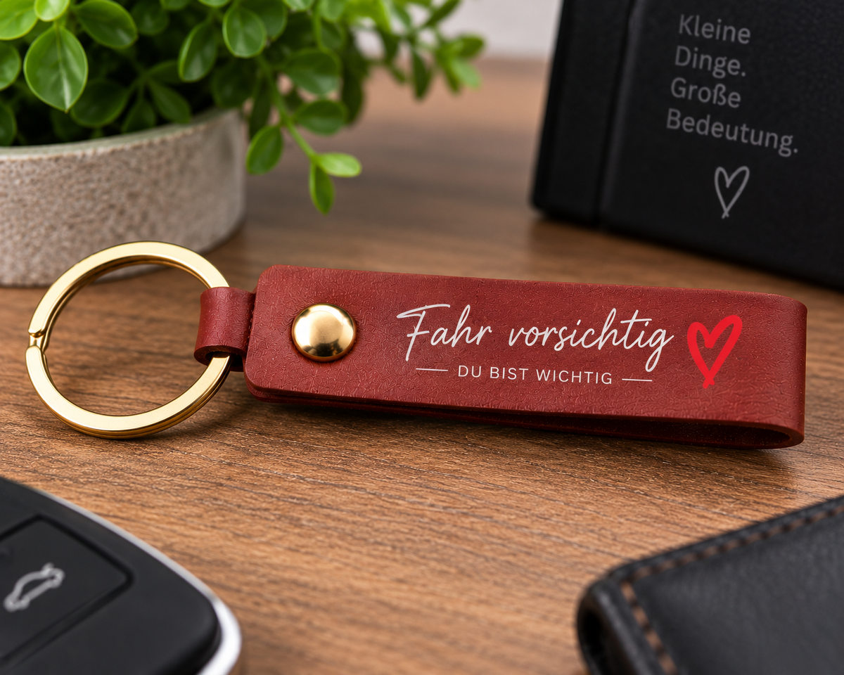 Personalisierter Schlüsselanhänger mit Wunschtext oder Logo – individuelles Geschenk mit Namen