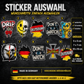 Sticker Auswahl | Wunschmotiv wählen | 5–10 cm | wetterfest | UV-beständig |