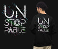 Unstoppable – Oversize-T-Shirt mit Rückenprint
