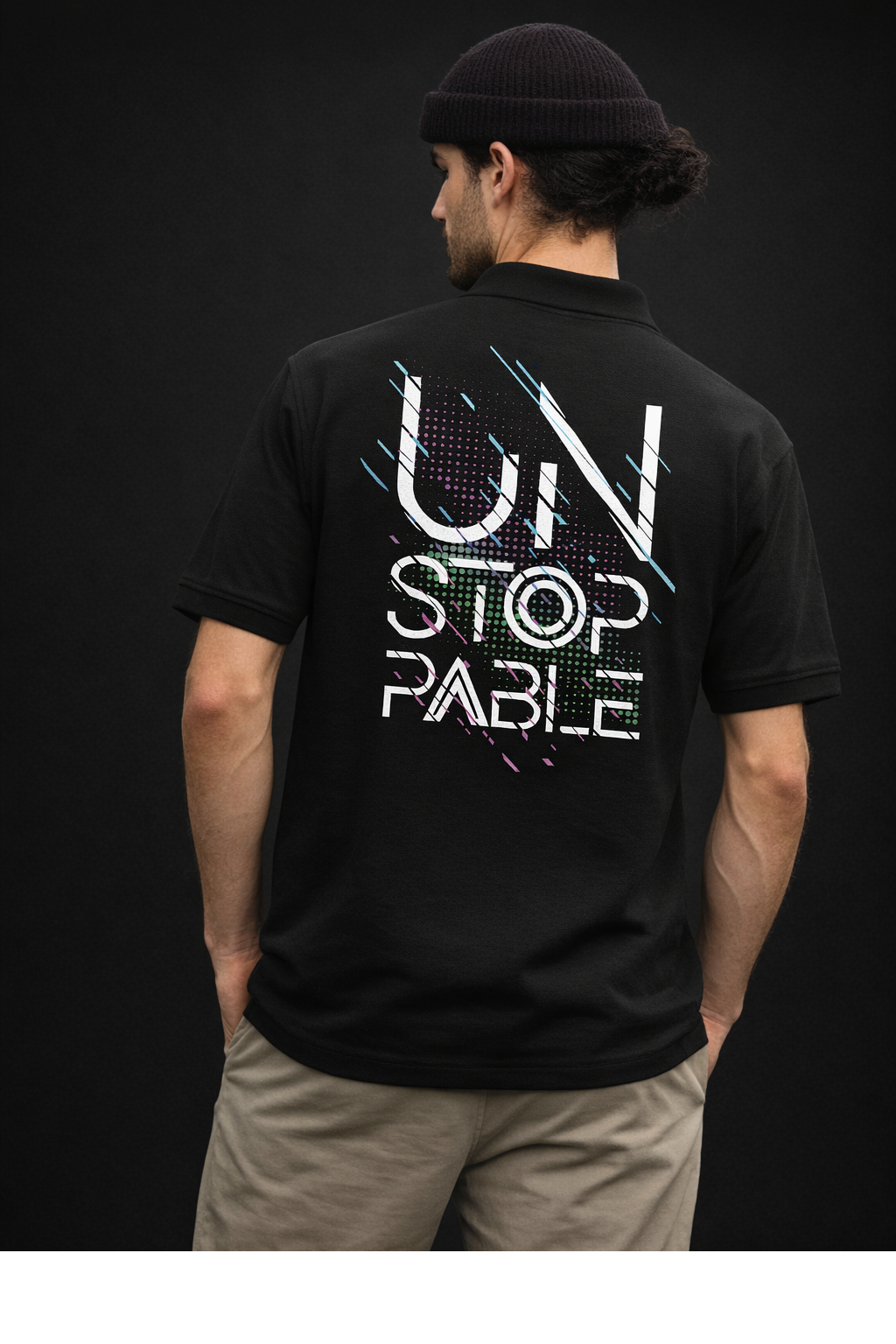 Unstoppable – Oversize-T-Shirt mit Rückenprint